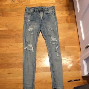 American Eagle ripped jeans